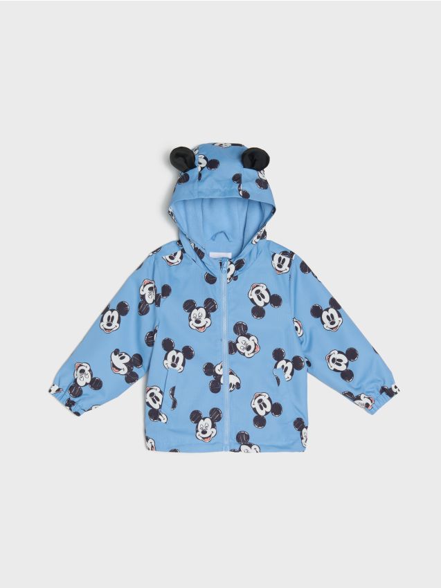 Sinsay - Kurtka z elementami 3D Mickey Mouse - niebieski