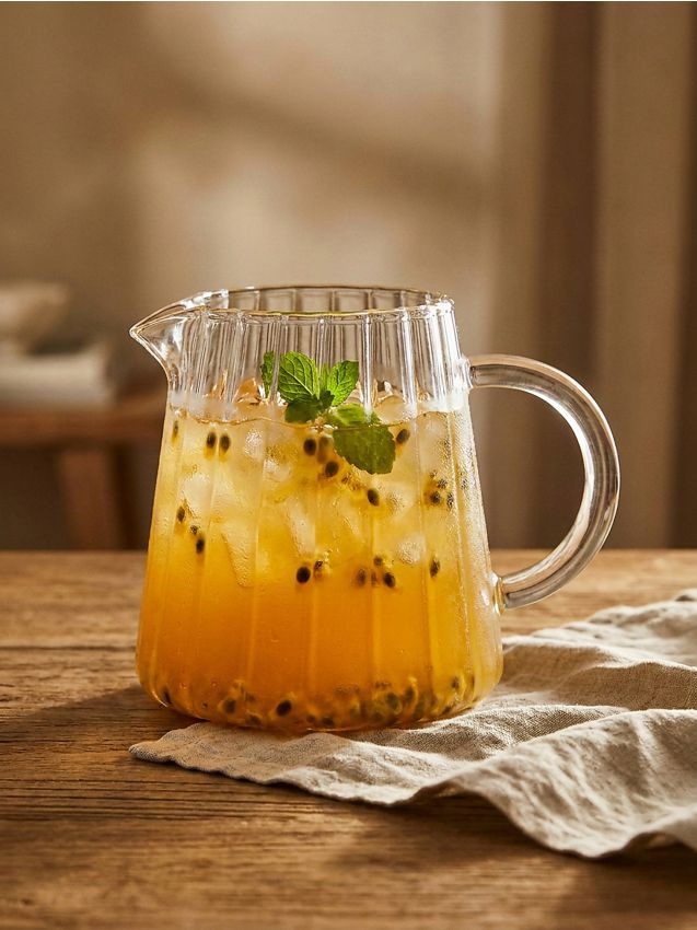 Sinsay - Carafă striată cu mâner - clear