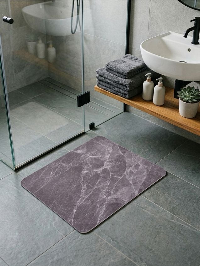 Sinsay - Covoraș de baie cu diatomit cu uscare rapidă - gri-închis