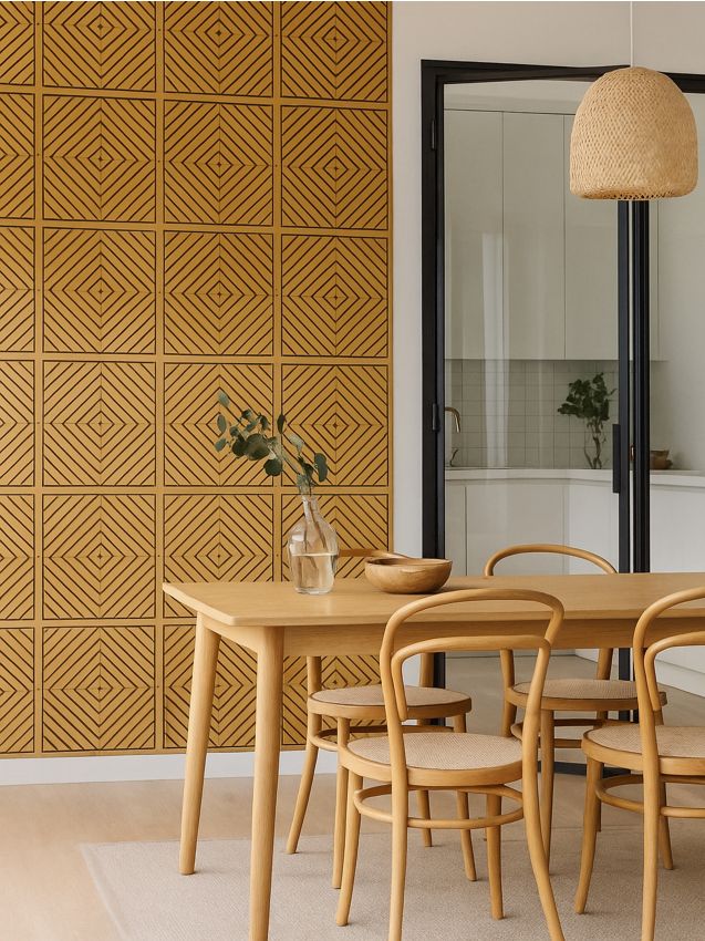 Sinsay - Nástenné lamely, balenie 2 ks - béžová