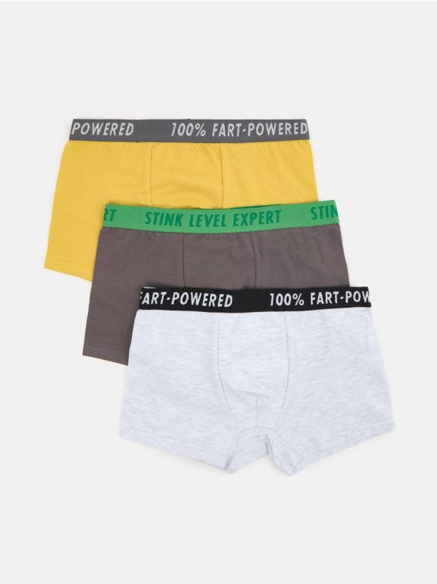 Sinsay - Boxeri din bumbac 3 pack - multicolor