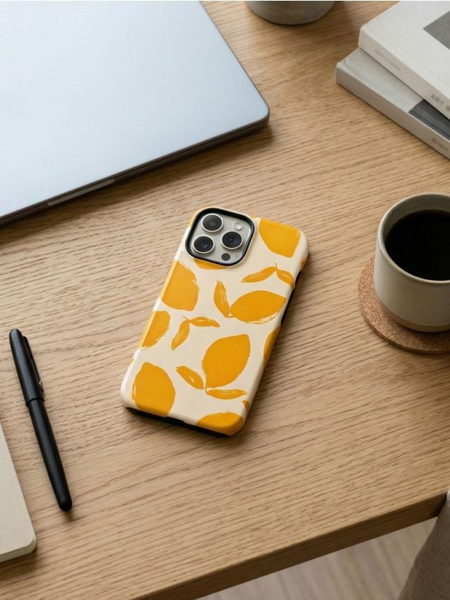 Sinsay - Калъф За Iphone 13/14/15/15 Pro/16/16 Pro С Мотив На Лимони