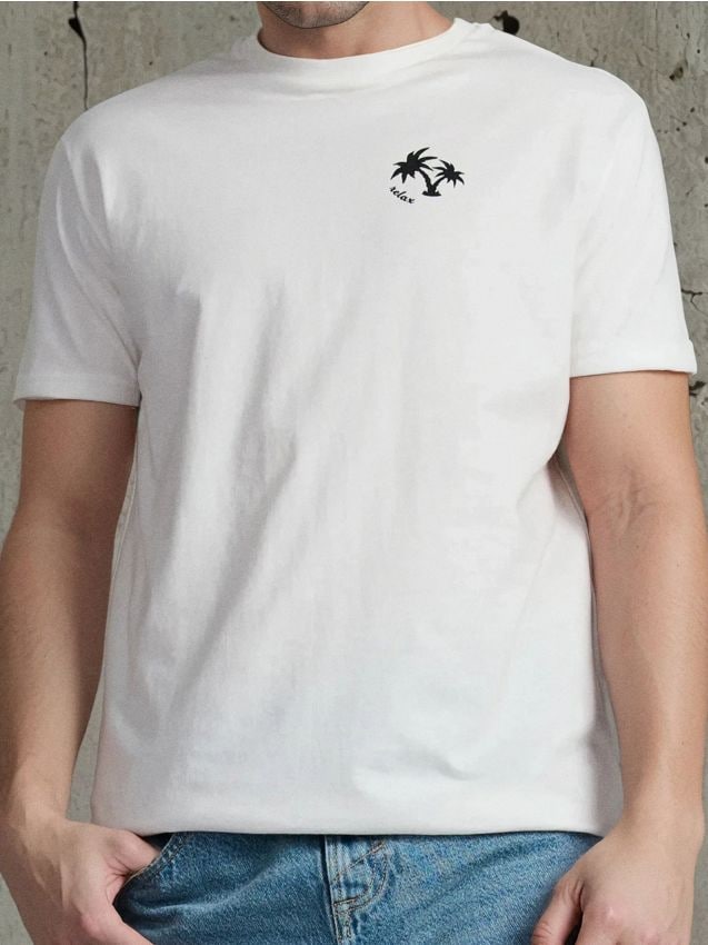 Sinsay - Tricou - crem