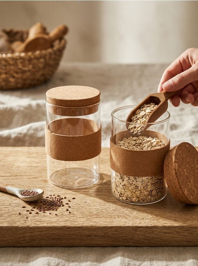 Sinsay - Set de 2 recipiente - maro