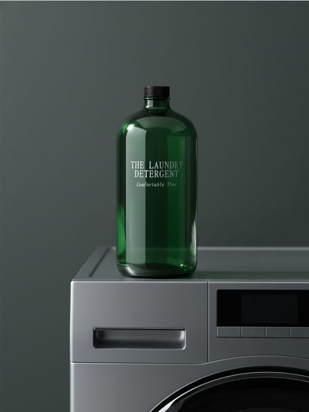 Sinsay - Sticlă de sticlă pentru detergent lichid - verde