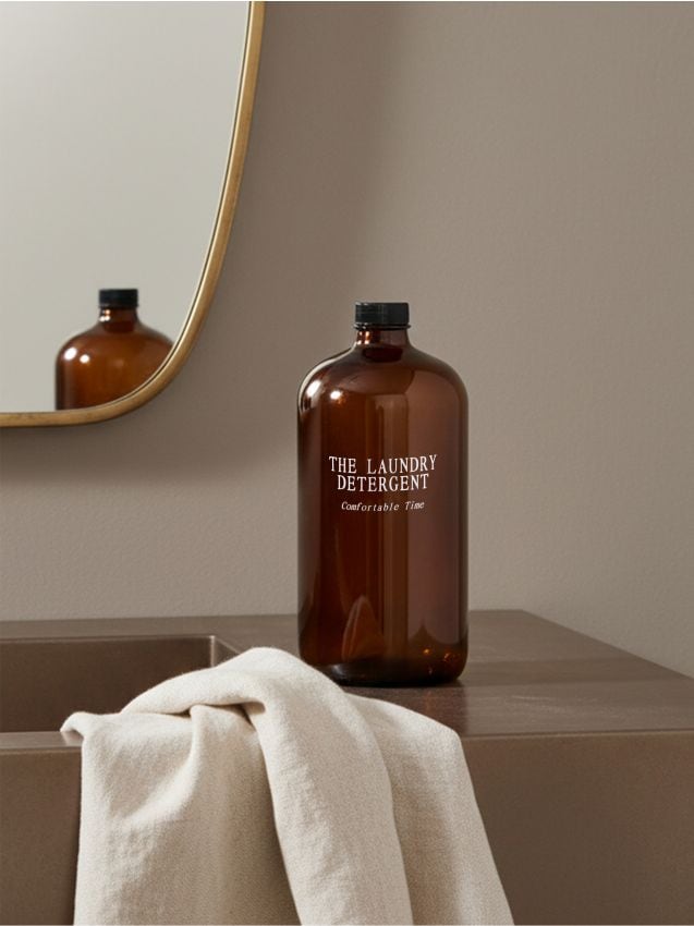 Sinsay - Sticlă de sticlă pentru detergent lichid - maro