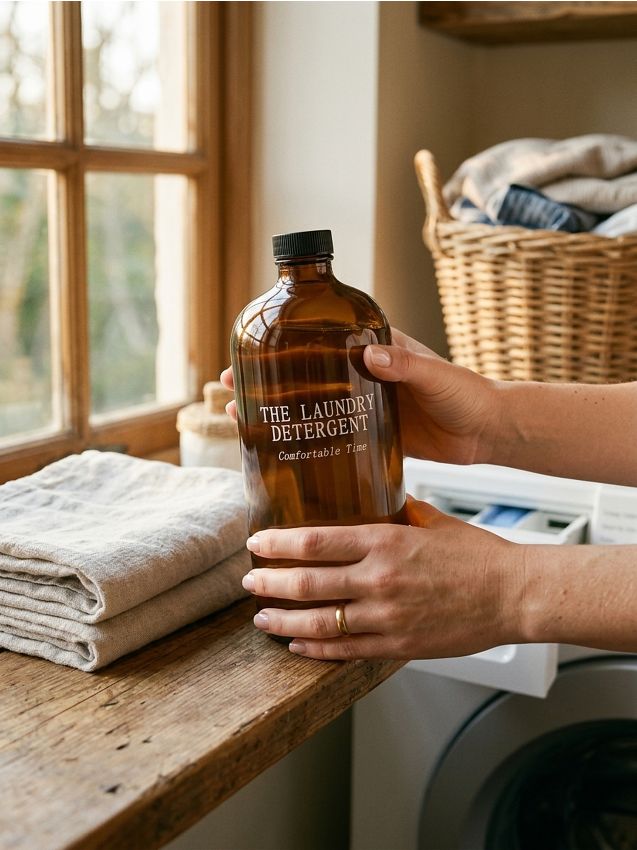 Sinsay - Sticlă de sticlă pentru detergent lichid - maro