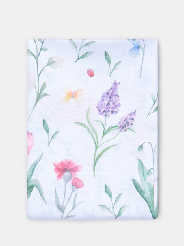 Sinsay - Față de masă cu motiv floral - alb