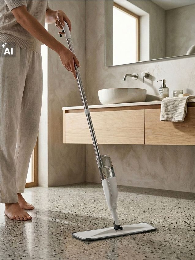 Sinsay - Mop cu pulverizator - crem