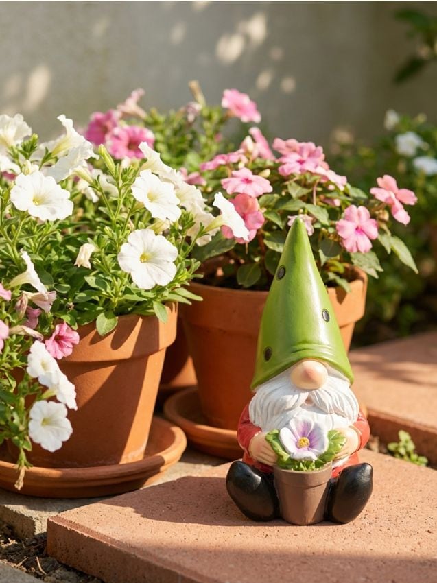 Sinsay - Decorațiune de grădină în formă de pitic cu floare - multicolor