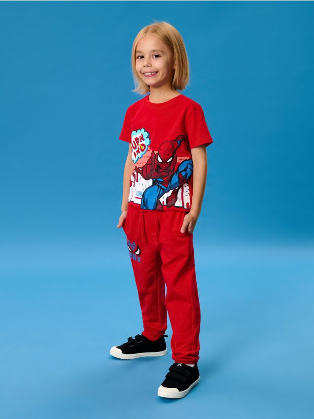Sinsay - Tepláková súprava Spiderman - červená
