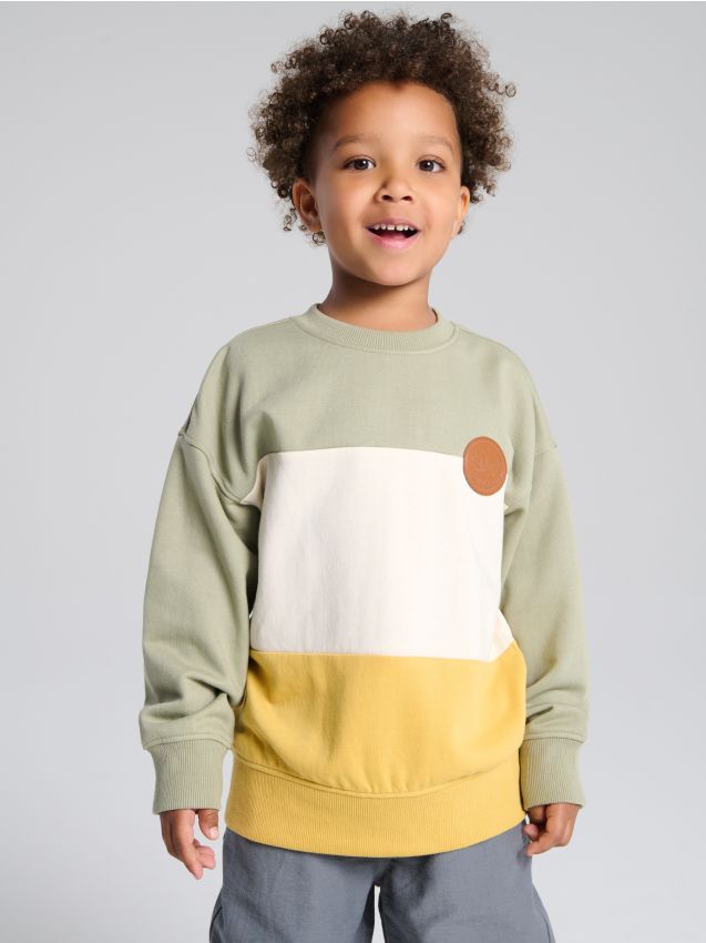 Sinsay - Hanorac cu guler rotund - multicolor