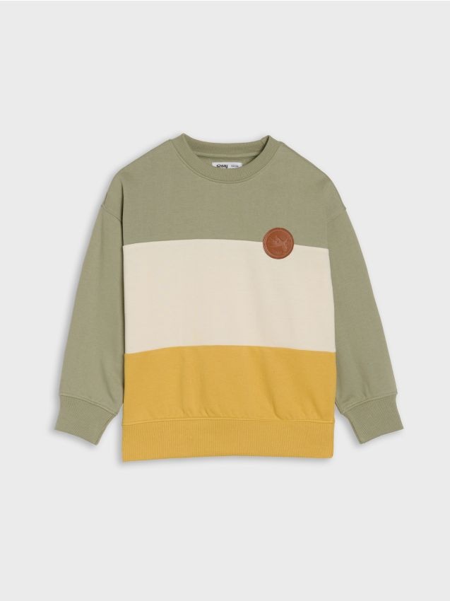 Sinsay - Mikina crewneck - viacfarebná