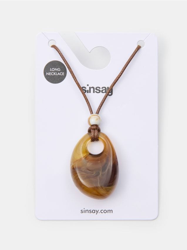 Sinsay - Colier cu pandantiv - multicolor
