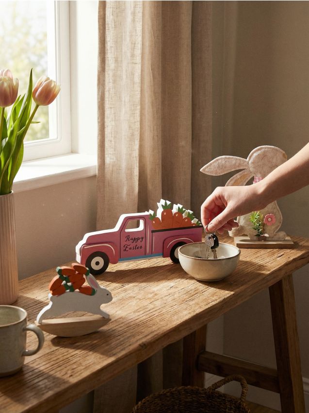 Sinsay - Decorațiune de Paște în formă de mașină cu morcovi - multicolor