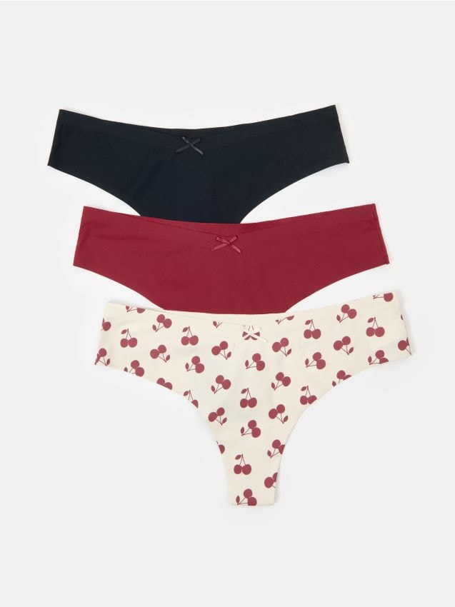 Sinsay - Set de 3 perechi de chiloți tanga - multicolor