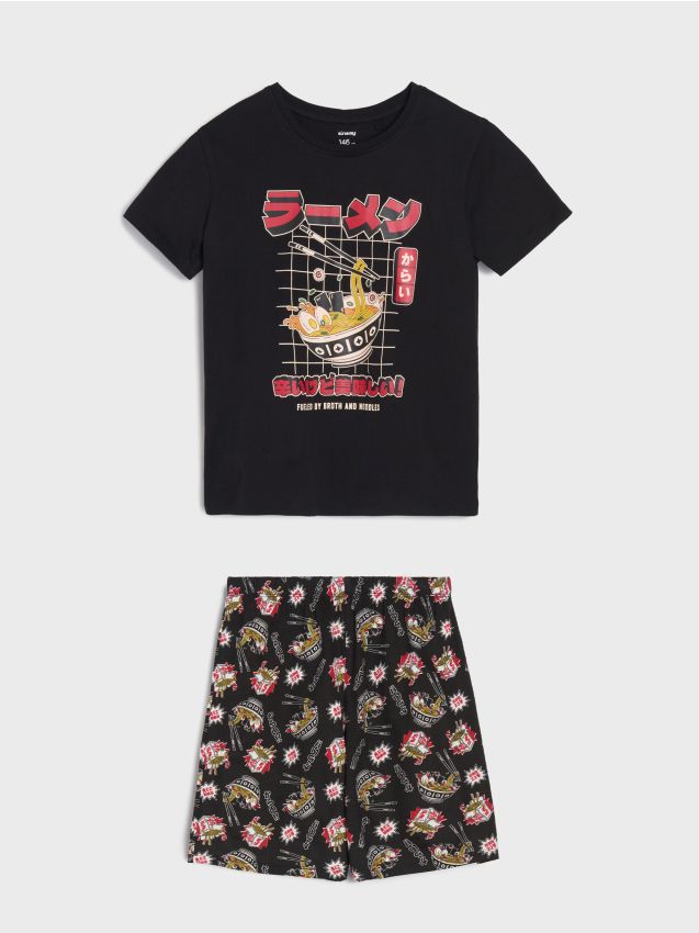 Sinsay - Dvojdielne pyžamo - čierna