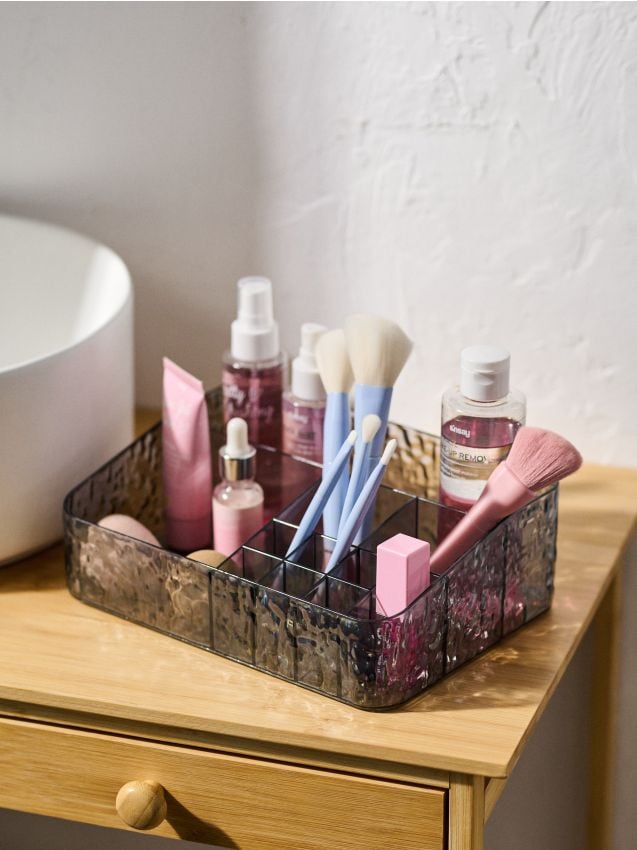 Sinsay - Organizér na kozmetiku - tmavosivá