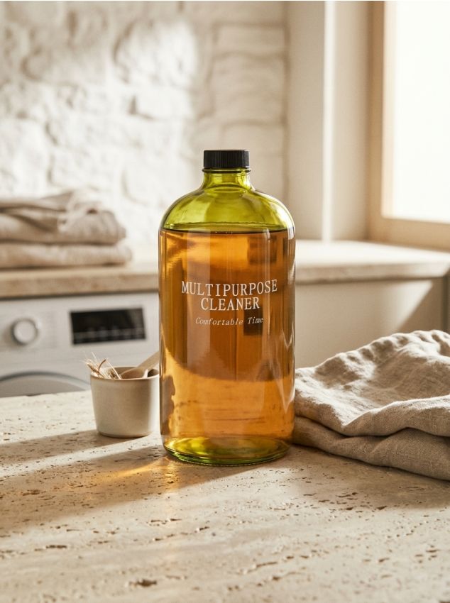 Sinsay - Sticlă de sticlă pentru soluție de curățare - verde-pal