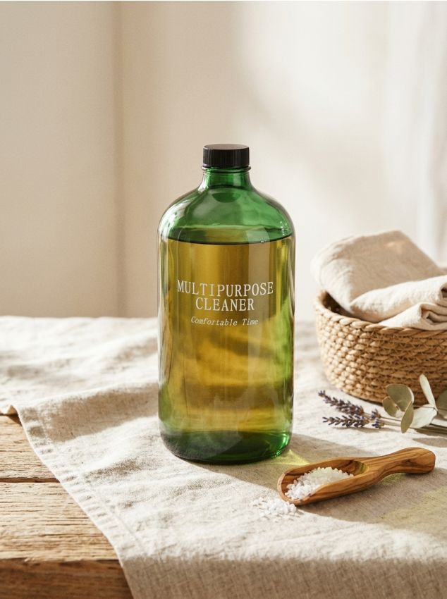 Sinsay - Sticlă de sticlă pentru soluție de curățare - verde