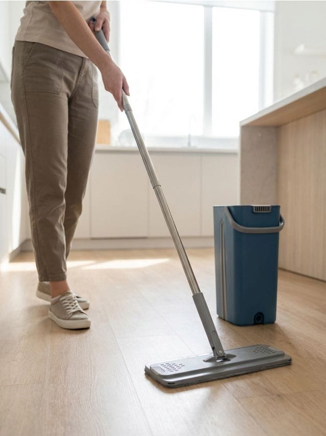 Sinsay - Mop cu găleată - albastru