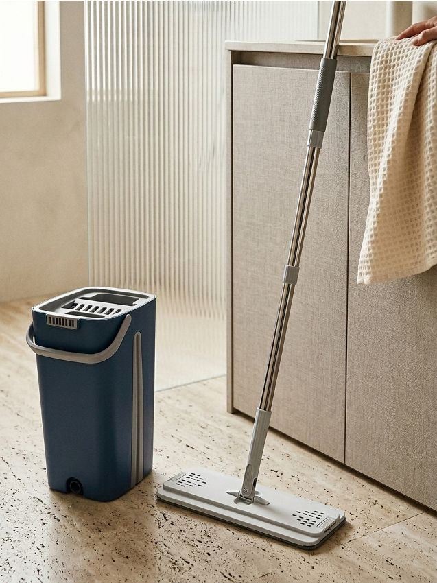 Sinsay - Mop cu găleată - albastru