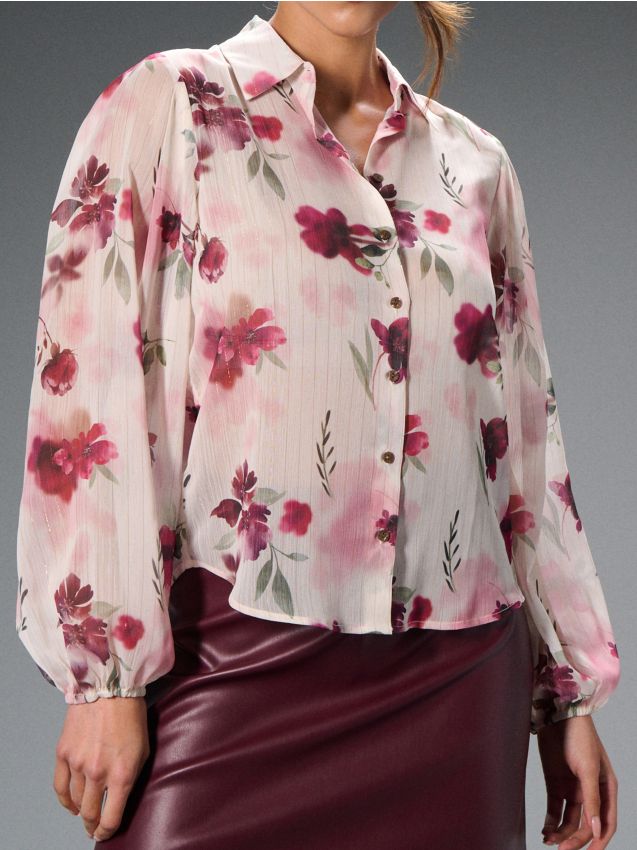 Sinsay - Kvetinová košeľa - viacfarebná