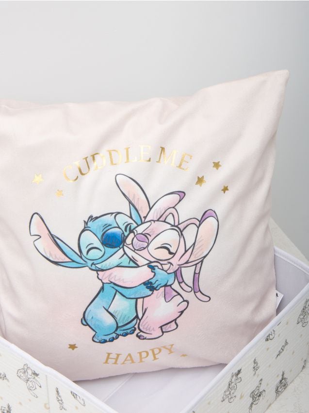 Sinsay - Obliečka na vankúš Stitch - krémová