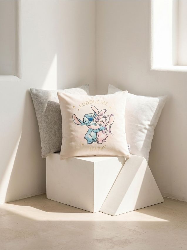 Sinsay - Față de pernă Stitch - crem