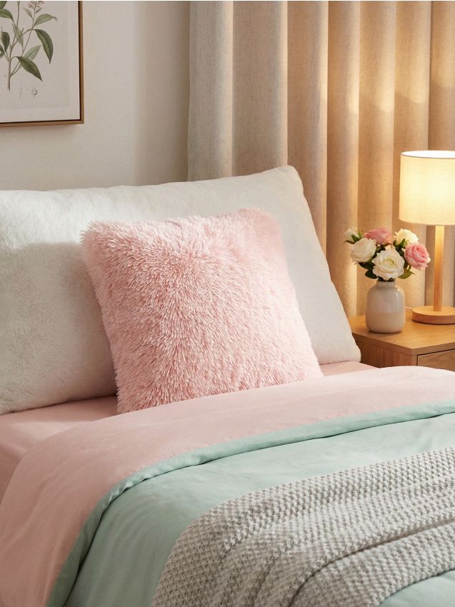 Sinsay - Pernă decorativă - roz-pastel