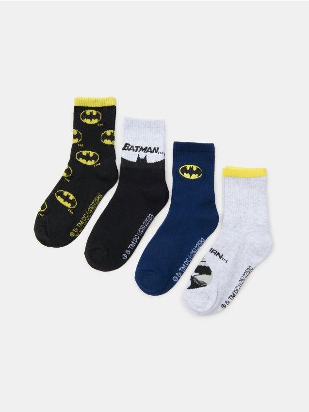 Sinsay - Pamučne čarape 4-pack Batman
