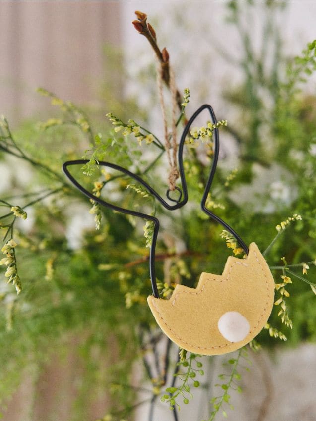 Sinsay - Decorațiuni de Paște de agățat în formă de iepurași, set de 3 - multicolor