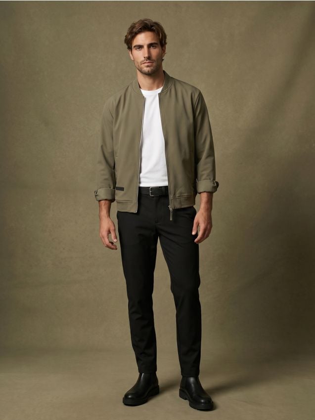 Sinsay - Jachetă bomber softshell - verde-deschis