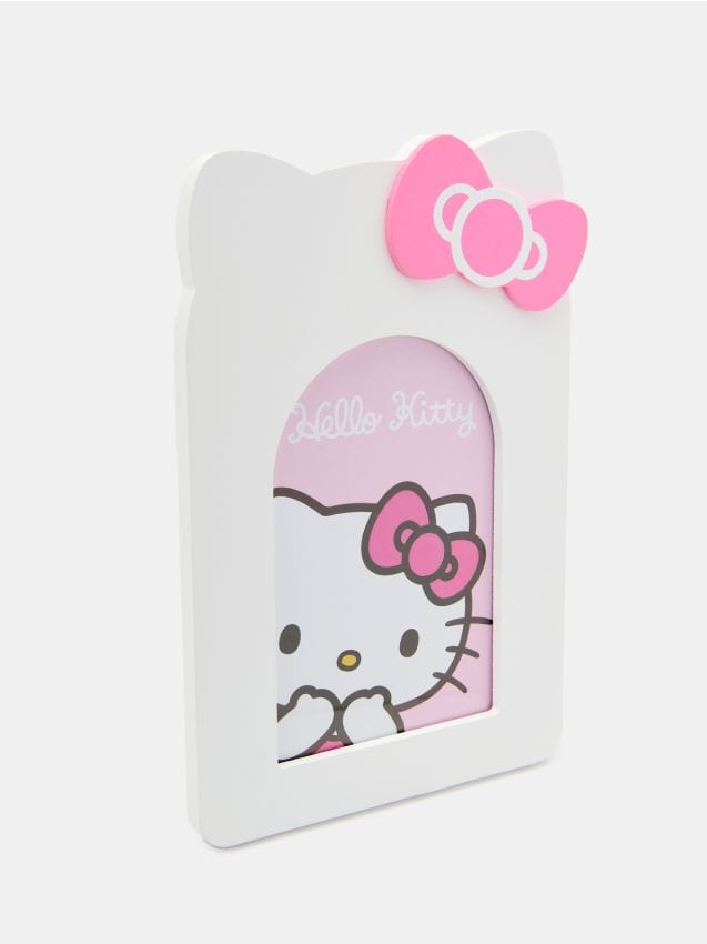 Sinsay - Ramă foto cu fundă decorativă 3D Hello Kitty - alb