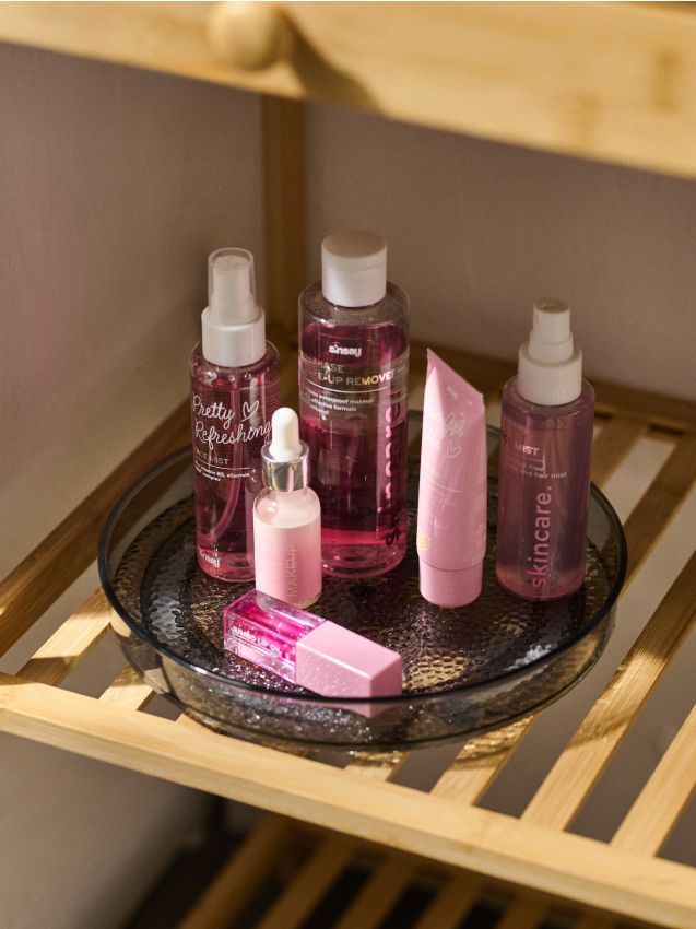 Sinsay - Otočný organizér na kozmetiku - tmavosivá