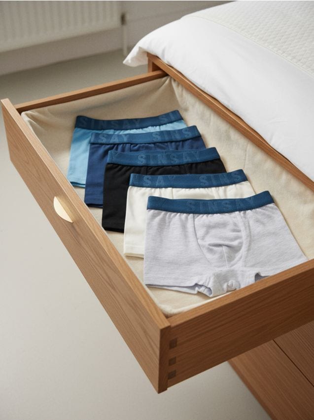 Sinsay - Súprava 5 boxeriek - viacfarebná