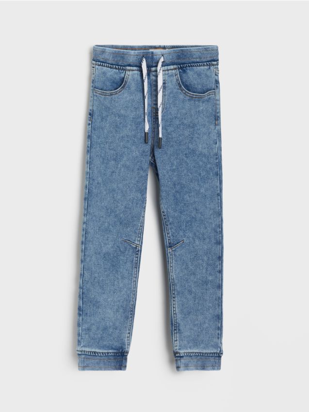 Sinsay - Blugi jogger - albastru