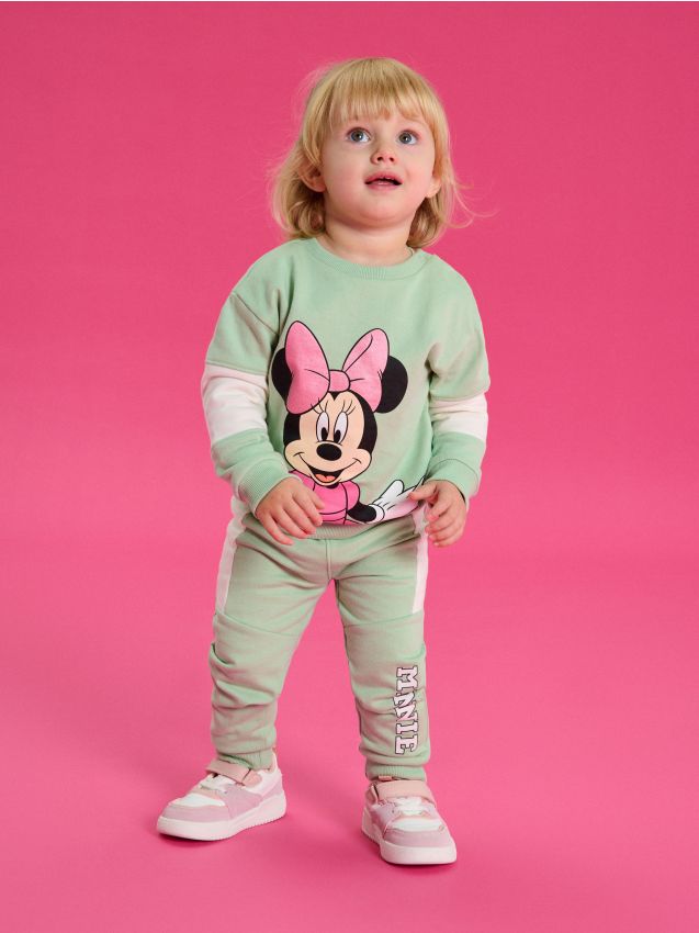 Sinsay - Trening Minnie Mouse - verde-mentă