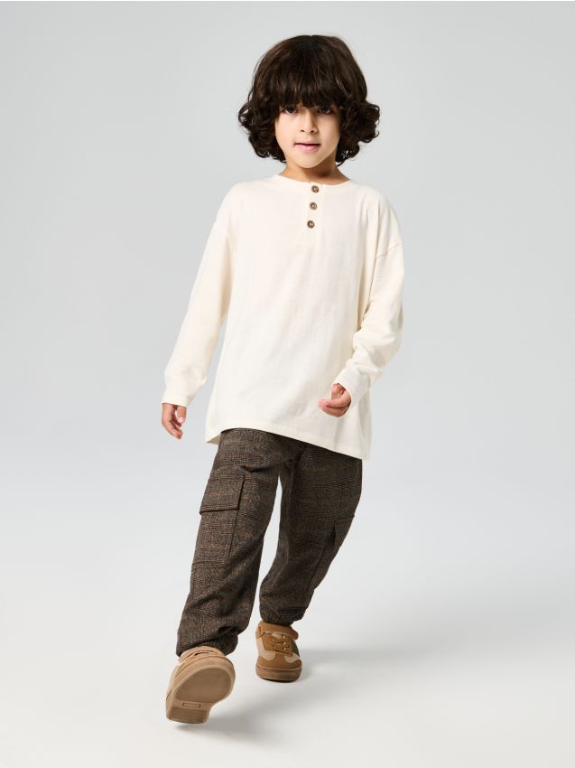 Sinsay - Pantaloni jogger - multicolor