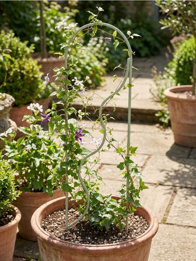 Sinsay - Suport metalic pentru flori - verde-deschis