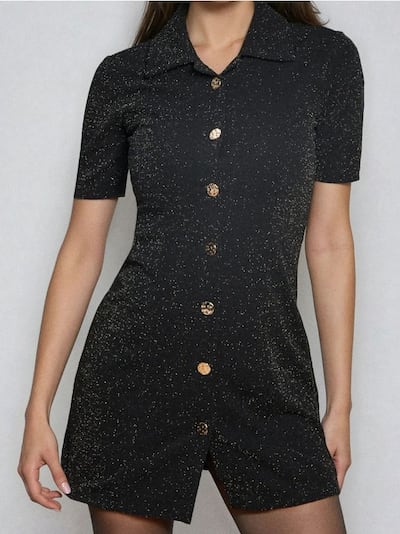 Мінісукня з коміром