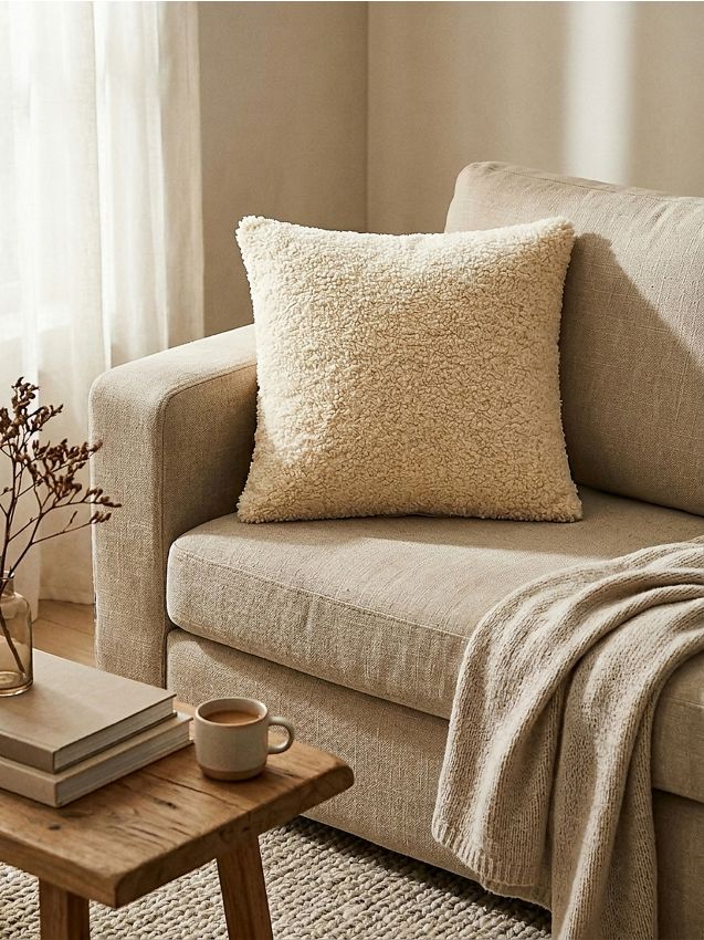 Sinsay - Față de pernă - crem