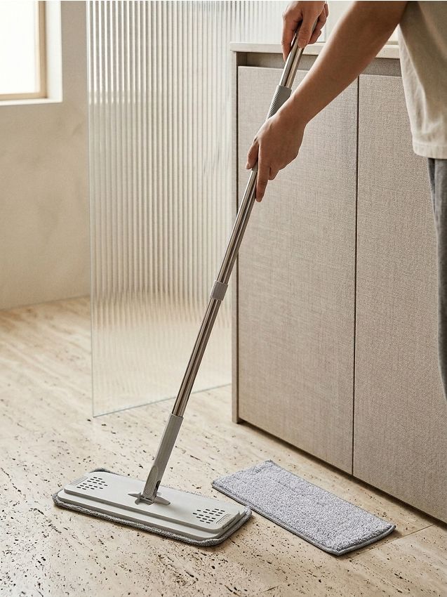 Sinsay - Set de rezerve pentru mop, 5 pack - gri deschis