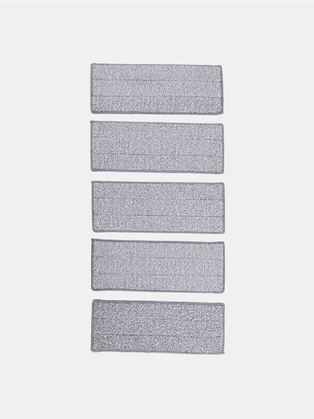 Sinsay - Set de rezerve pentru mop, 5 pack - gri deschis