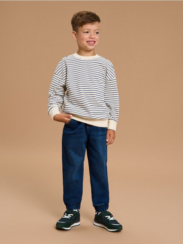 Sinsay - Blugi jogger - bleumarin