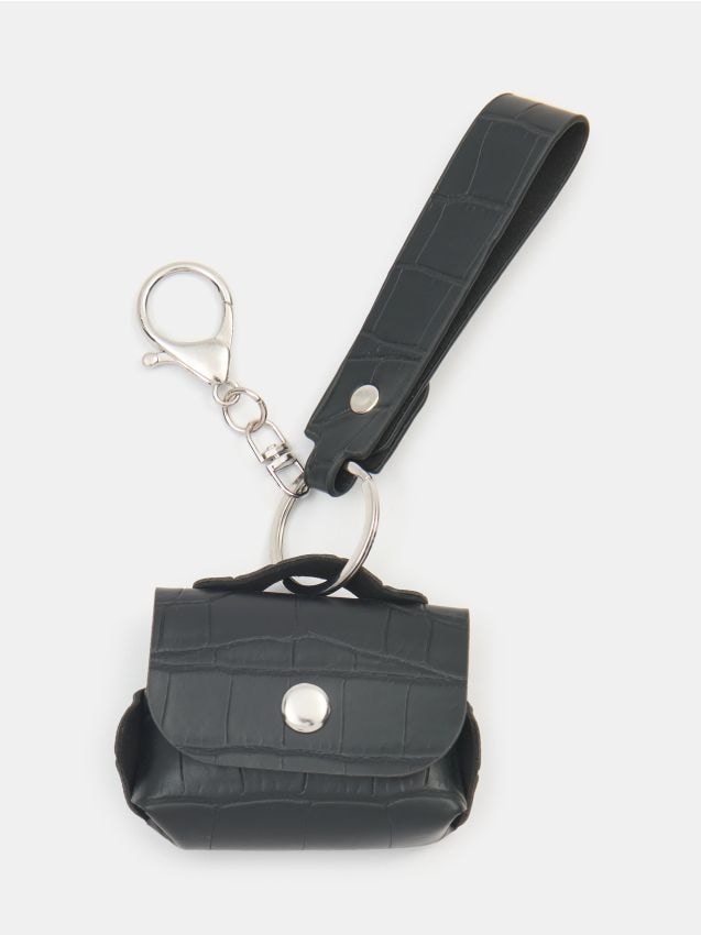 Sinsay - Breloc pentru chei în formă de geantă - negru
