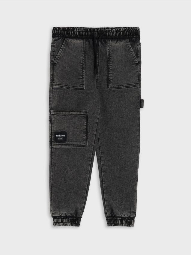 Sinsay - Blugi jogger - gri