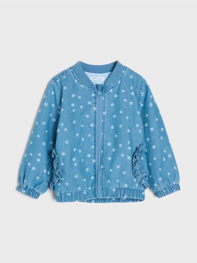 Sinsay - Geacă bomber - albastru