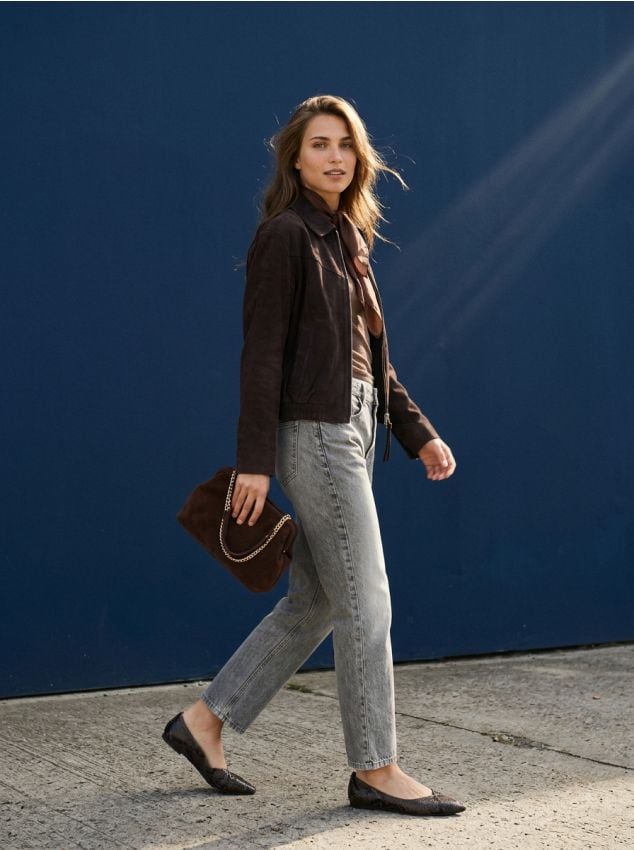 Sinsay - Blugi mom fit clasici - gri