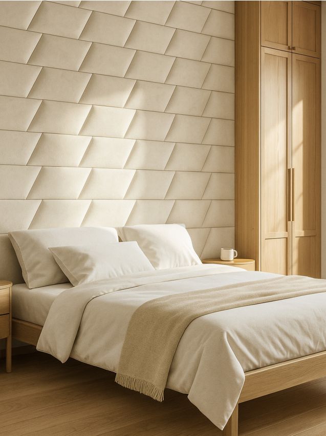 Sinsay - Čalúnený panel s zamatovým povrchom - telová